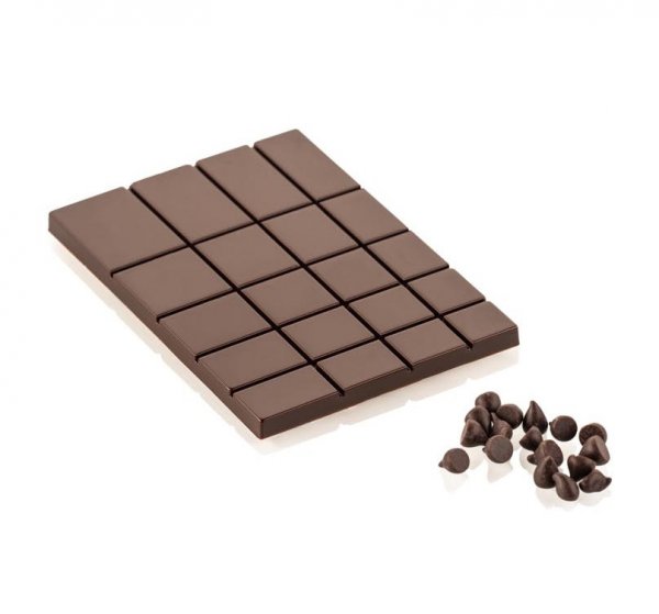 Форма для шоколада "плитка" Silikomart Degusta01-T CH025 (95x65мм,h5мм,30мл)