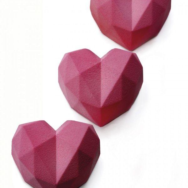Силіконова форма "Серце міні" Mini Heart by Dinara Kasko (150мл,4шт) 