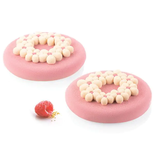 Силиконовая форма Silikomart FLORA 19 (d75мм,h7.5мм,19мл)