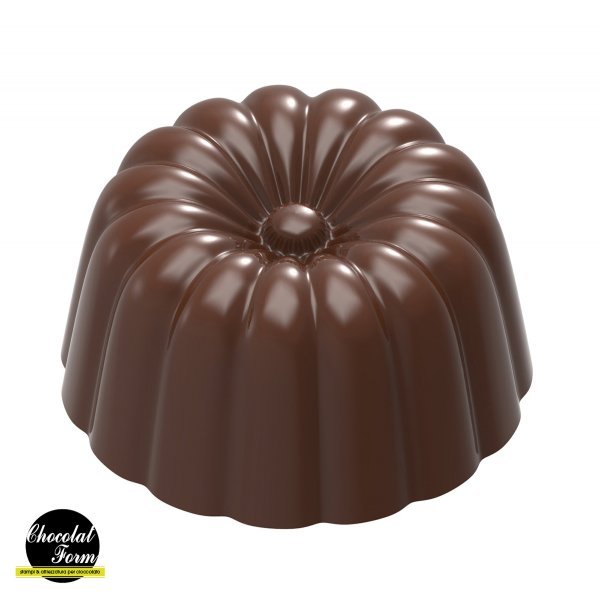 Форма для шоколада Chocolate World 0261 CF MOCHI 7 (28x28мм,h15мм,10гр)