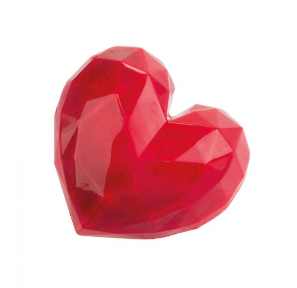 Форма для шоколада Martellato Diamond Heart MA3015 (70x66мм,h20мм,17гр)