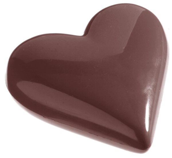 Форма для шоколада "Сердце" Chocolate World 1148 CW (119x104мм,h23мм,205гр)