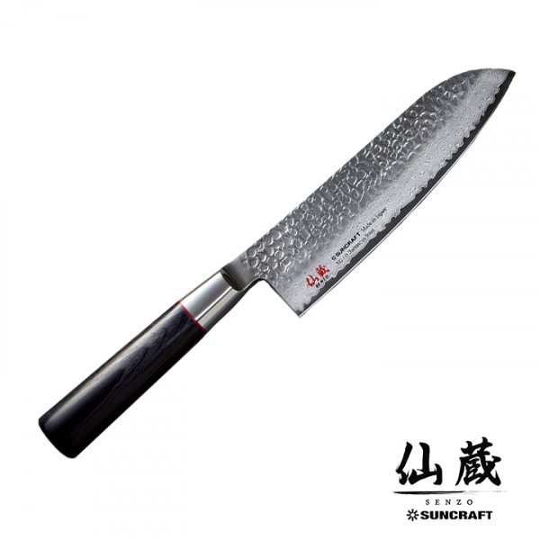 Кухонный нож Suncraft Senzo Classic SZ-04 Сантоку, 16.7см