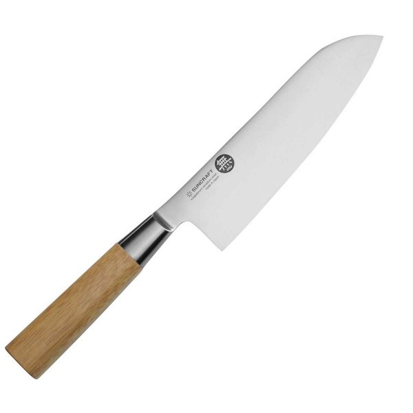 Кухонный нож Suncraft MU Bamboo MU-03 Сантоку, 16.7см