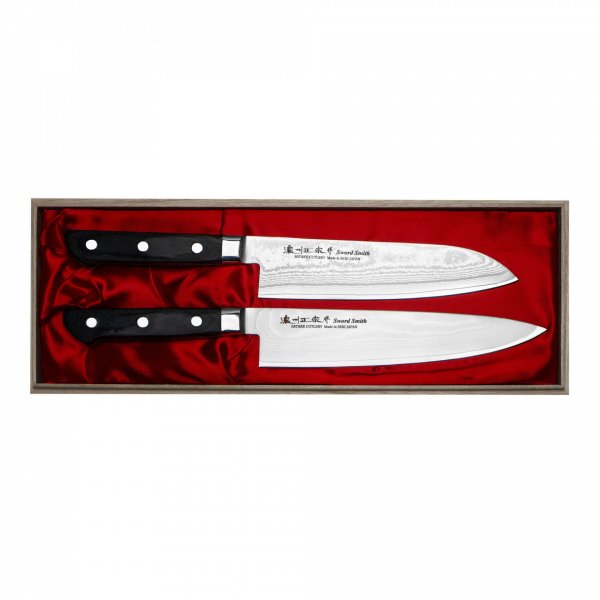 Набір із 2-х японських ножів у подарунковій коробці Satake Daichi HG8555W

