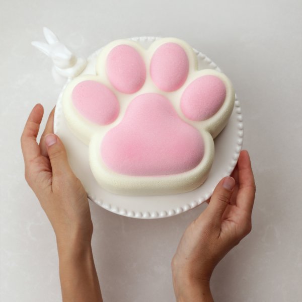 Силіконова форма торт Puffy Paws by Dinara Kasko (185x165мм,h65мм,1200мл)