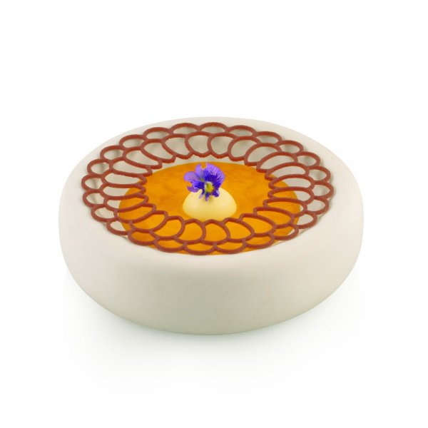 Силіконова форма для декору Silikomart MANDALA (d140мм,h1.7мм,2шт)