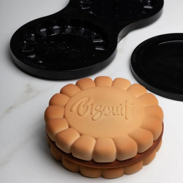 Силиконовая форма "печенье" Pavoni KE111 Biscuit (d160мм,h52мм,920мл)