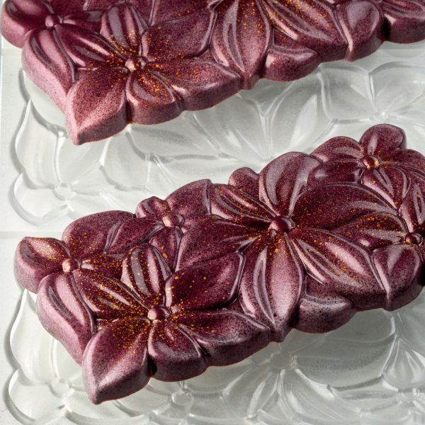 Форма для шоколаду "квіти" Pavoni PC5075 Flora (154x77мм,h11мм,100гр)