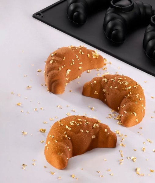 Силиконовая форма Pavoni PX053 Croissants (100х60мм,h36мм,95мл)