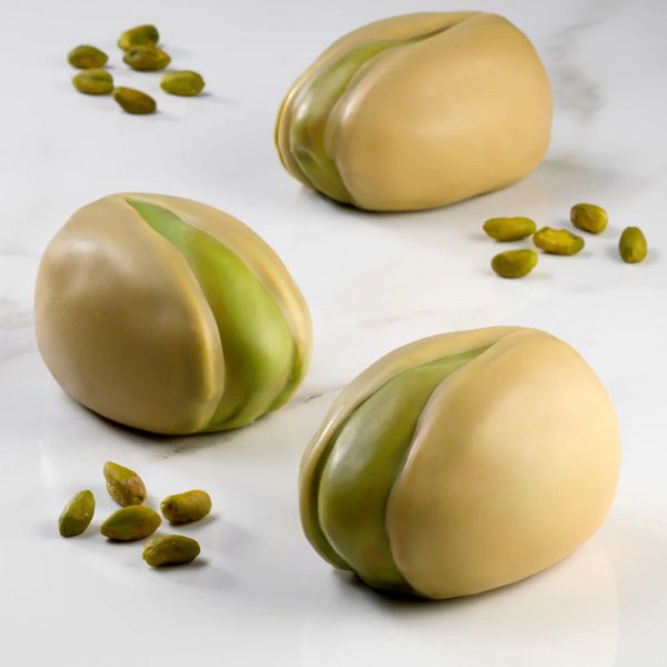 Силиконовая форма "фисташка" Pavoni PX43135 Pistachio (80х56мм,h46мм,120мл)