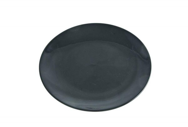 Тарелка круглая черная FoREST серия Fudo 18 см
