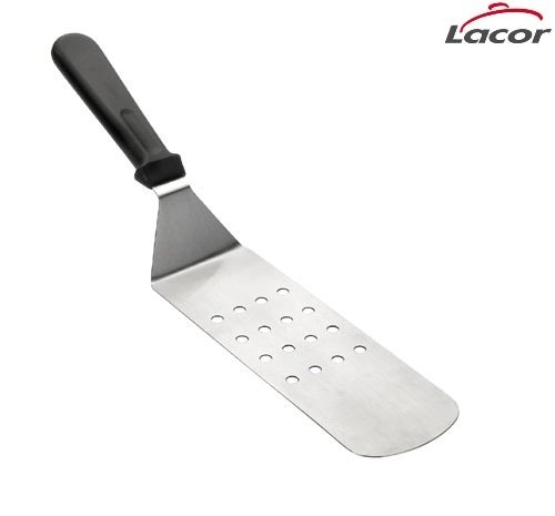 Lacor 60421 Лопатка с пластиковой ручкой перфорированная 7,5х21,5 см