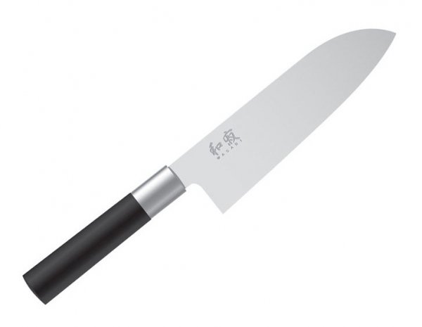 Нож KAI Wasabi Black 6716S Сантоку, 16.5см