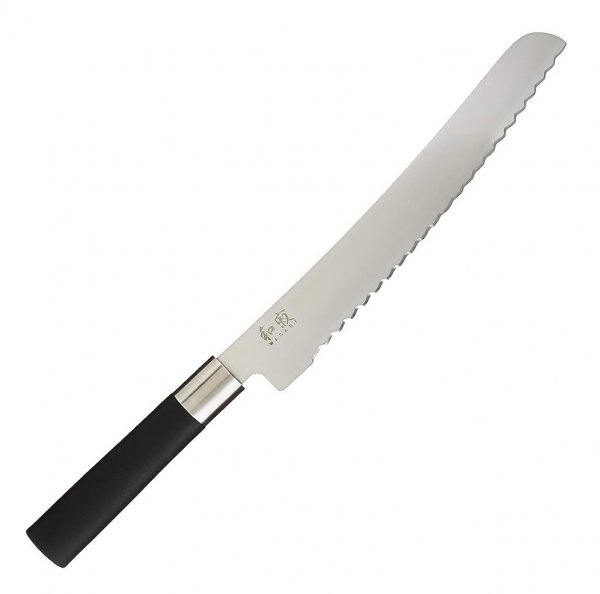 Нож KAI Wasabi Black 6723B для хлеба, 23см