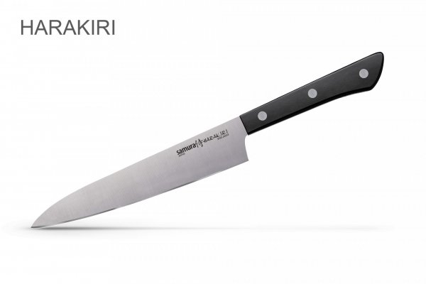Нож кухонный Samura HARAKIRI SHR-0023B универсальный, 150мм