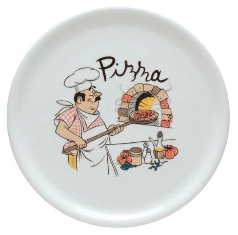 Тарелка для пиццы с декором Lubiana Tina Pizza 32см (1942)