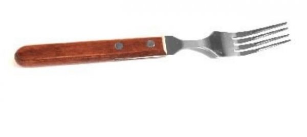 Вилка для стейка ForBar Steak, дерев. ручка (20 см)