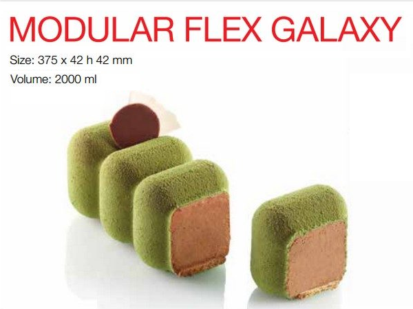 Форма силиконовая Silikomart MODULAR FLEX GALAXY (375x42мм,h42мм,500мл)