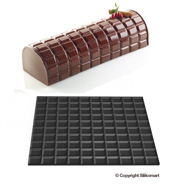 Силиконовый коврик для декора Silikomart TEX13 TABLETTE (250x185мм,h6мм)