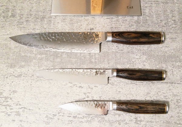 Набор из 3-х ножей KAI Shun Premier Tim Malzer TDMS-300 (TDM-1706,TDM-1701,TDM-1700)