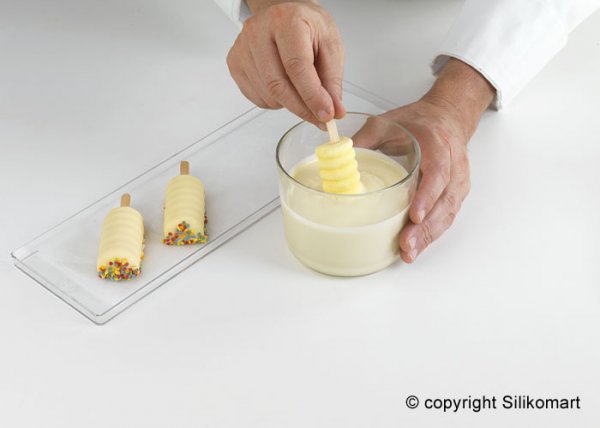 Набор для мороженого Silikomart GEL04M Mini Tango (67x32мм,h22мм,36мл)