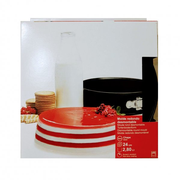 Форма для бисквита (разборная) Lacor 68714 (d24см,h7см,2.8л)