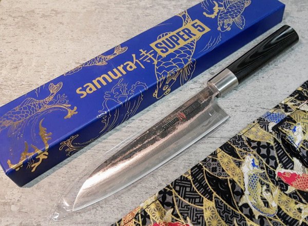 Ніж кухонний Сантоку Samura "Super 5" SP5-0095, 182мм 