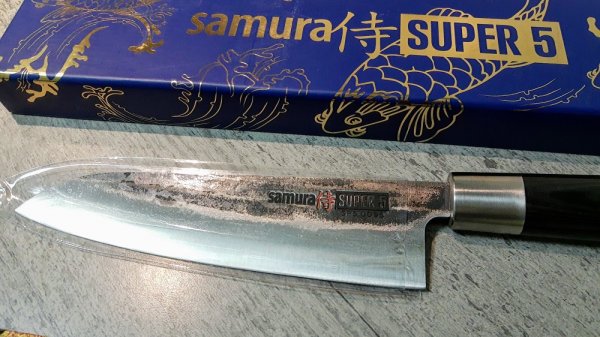 Ніж кухонний Сантоку Samura "Super 5" SP5-0095, 182мм 