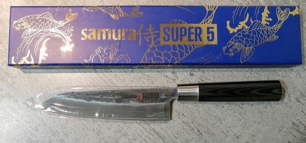 Ніж кухонний Сантоку Samura "Super 5" SP5-0095, 182мм 