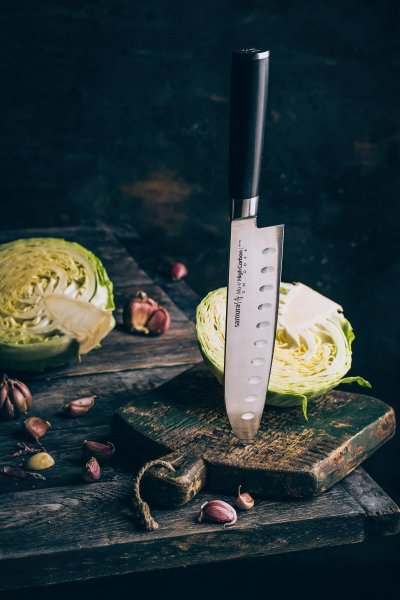 Нож кухонный Сантоку Samura Mo-V SM-0094, 180мм 