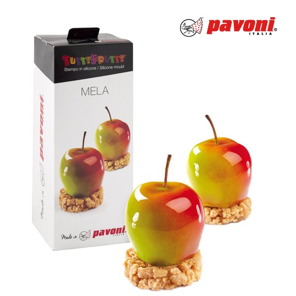 Силіконова форма "Яблуко" Pavoni APPLE PX4330S (d55мм,h48мм,90мл) 