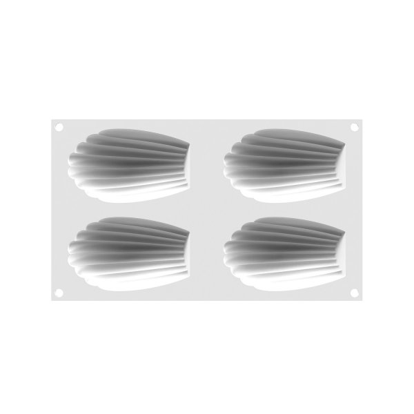 Форма силиконовая "ракушка" Silikomart MADELEINE XL95 (117х70мм,h22мм,95мл)