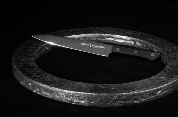 Ніж кухонний для тонкої нарізки, філе 196 мм Samura Shadow (SH-0045)