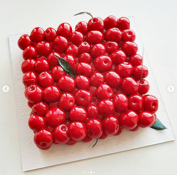 Силиконовая форма "Вишни" Cherry Cake by Dinara Kasko (175x175мм,h50мм,1400мл)