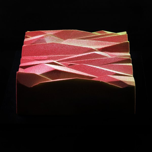 Силіконова форма Stripes Cake by Dinara Kasko (180x180мм,h60мм,1500мл)