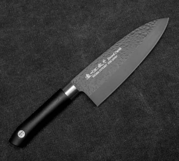Кухонный нож Деба Satake Swordsmith Black 805-759, 160мм