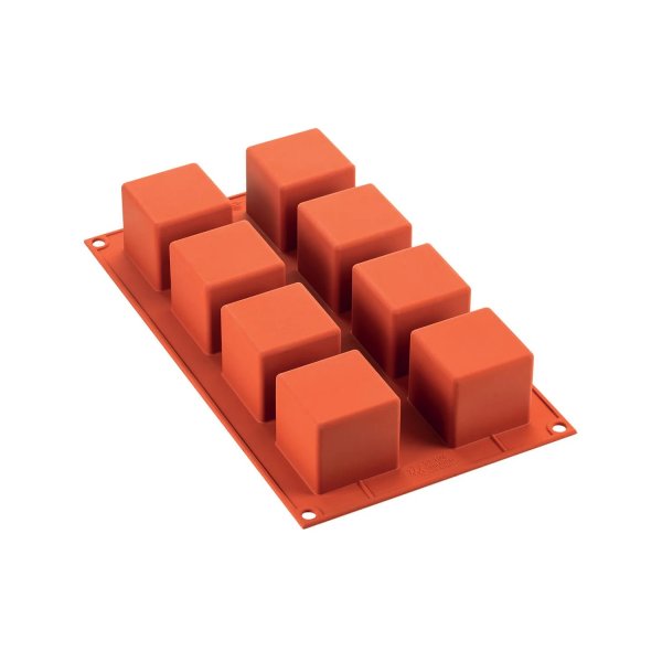Набір силіконових форм "куб+міні сфера" Silikomart and Dinara Kasko (60x60мм,h60мм,150мл)
