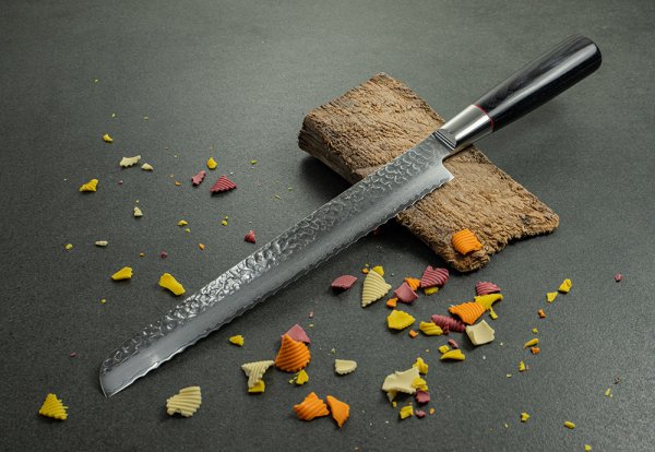 Кухонный нож Suncraft Senzo Classic SZ-14 для хлеба, 22см