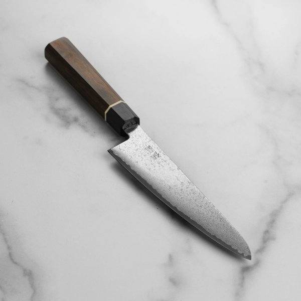 Кухонный нож Suncraft Senzo Black BD-03 универсальный, 14.5см