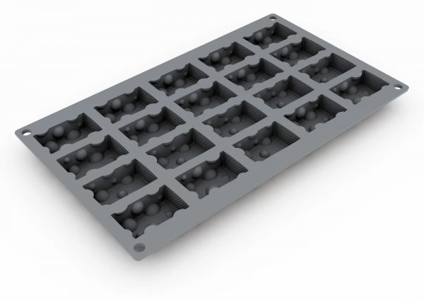 Силиконовая форма "сыр" Pavoni GG038 Gruyere (50x31мм,h18мм,22мл)
