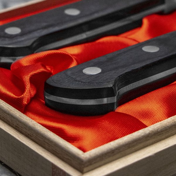 Набір із 2-х японських ножів у подарунковій коробці Satake Daichi HG8555W
