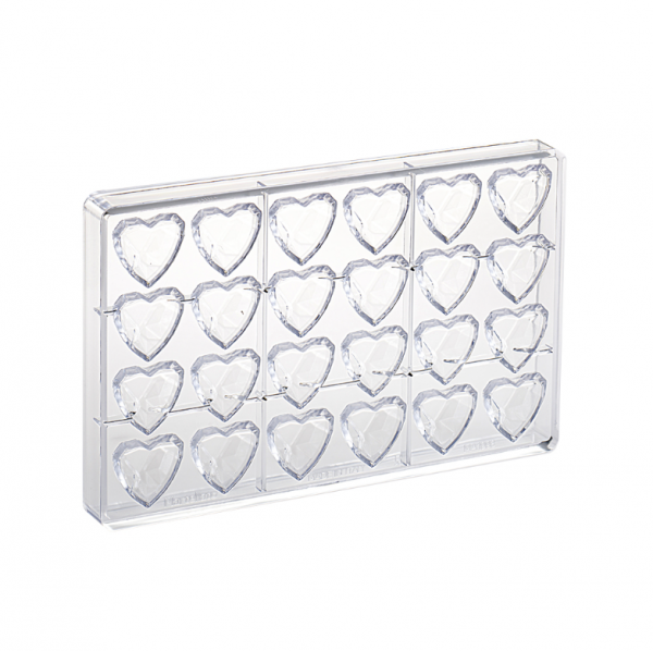 Форма для шоколаду Martellato MA1993 Diamond Heart (33x33мм,h14мм,10гр)