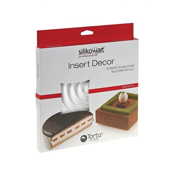 Силіконова форма Silikomart Insert Decor Round ID01 "кільця" (d40/260,h10мм) 