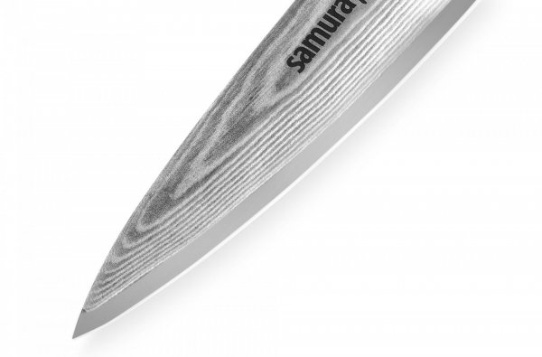 Нож кухонный Samura Damascus SD-0010 овощной, 90мм