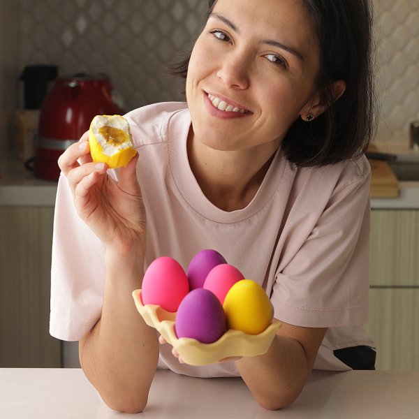 Силіконова форма "яйця" Easter Eggs by Dinara Kasko (d47мм,h63мм,6штх75мл)