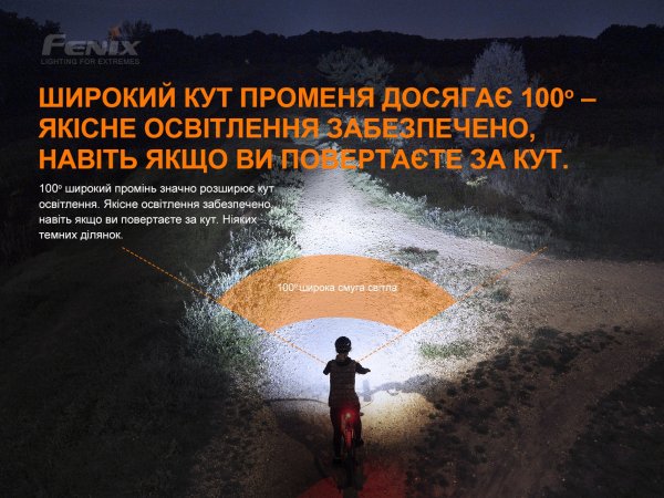 Велофара Fenix BC26 R (1600мл, 5000мАг)