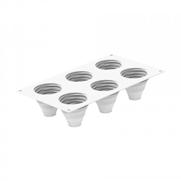 Набір форм Silikomart KIT TARTE RING ALBIA D70 MM (d65мм,h61мм,106мл)