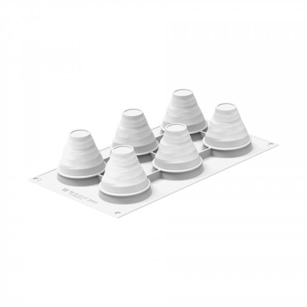 Набір форм Silikomart KIT TARTE RING ALBIA D70 MM (d65мм,h61мм,106мл)