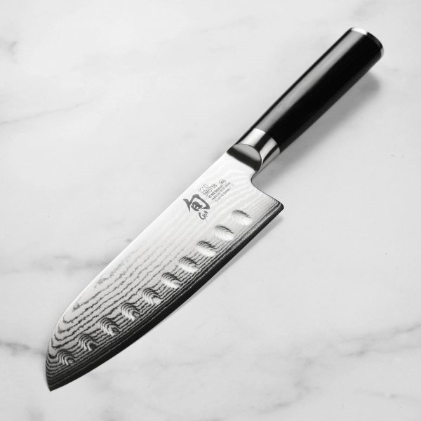 Нож KAI SHUN Classic DM-0718 Сантоку с рифлением, 18см